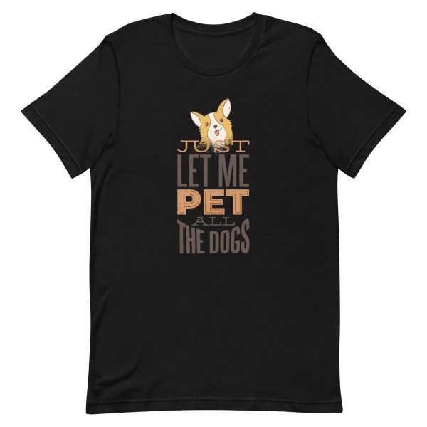 unisex-staple-t-shirt-black-front-6a65a222624b7.jpg Pet All The Dogs T-Shirt