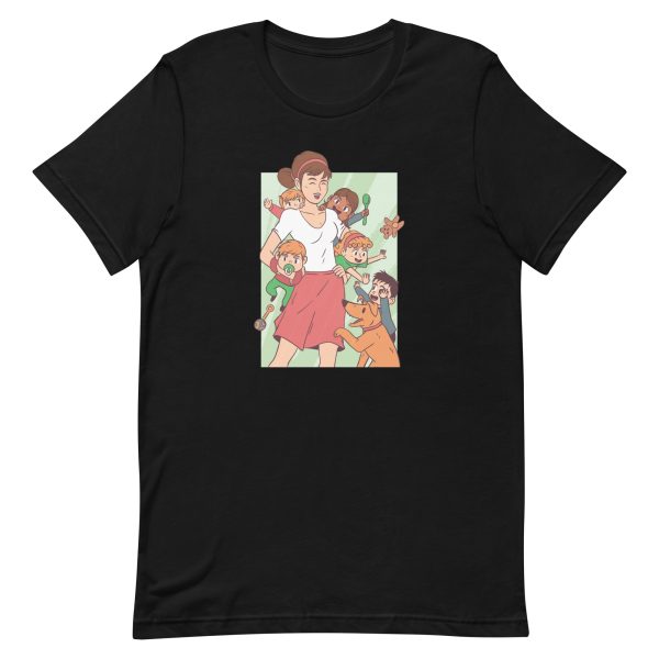 unisex-staple-t-shirt-black-front-6a65aff1641e3.jpg Nanny Chaos T-Shirt