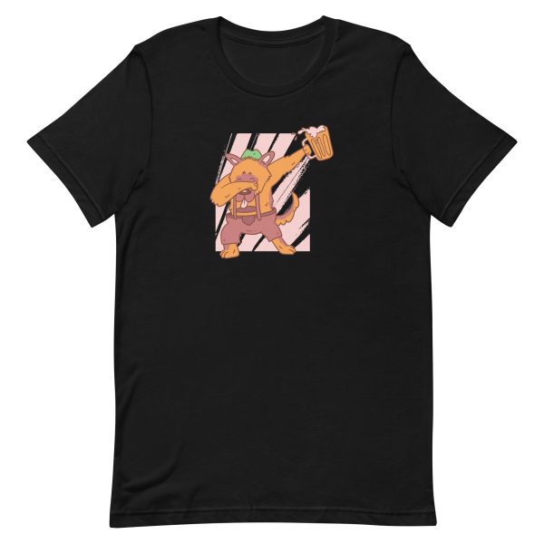 unisex-staple-t-shirt-black-front-6a65b4761316b.jpg German Shepherd Dabbing T-Shirt