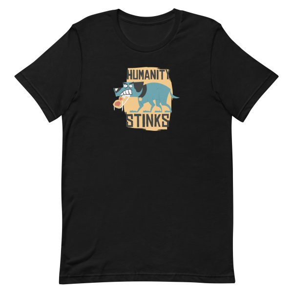 unisex-staple-t-shirt-black-front-6a6621066c7c2.jpg Humanity Stinks T-Shirt