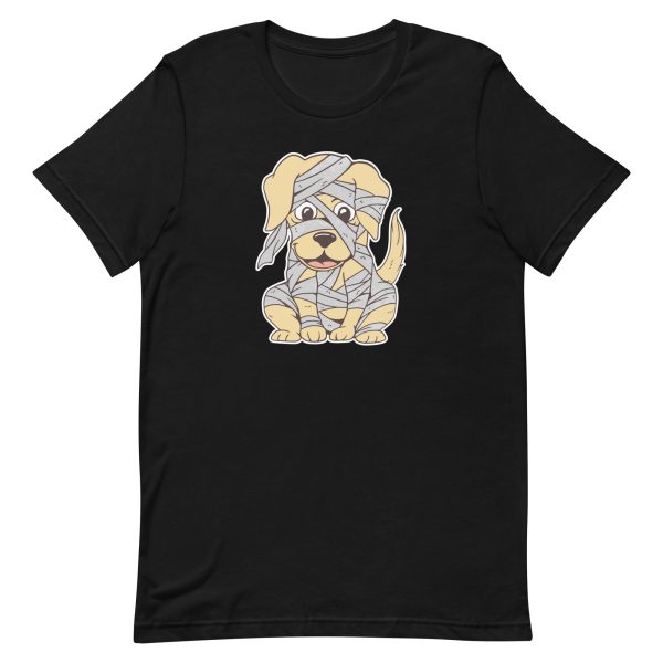 unisex-staple-t-shirt-black-front-6a662eab3dfd6.jpg Mummy Dog T-Shirt
