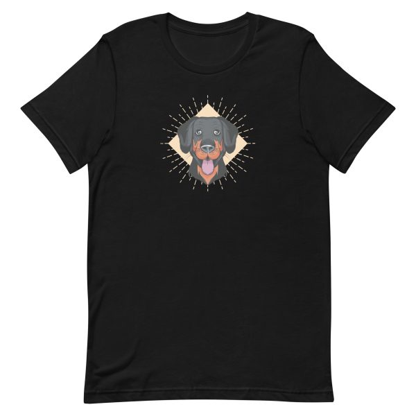 unisex-staple-t-shirt-black-front-6a662f357fecc.jpg Funny Dog Face T-Shirt