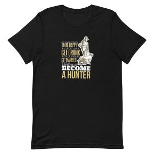 unisex-staple-t-shirt-black-front-6a66368f74ece.jpg Hunter Quote T-Shirt