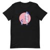 unisex-staple-t-shirt-black-front-6a6ba2e77e03c.jpg Woman and Dog T-Shirt