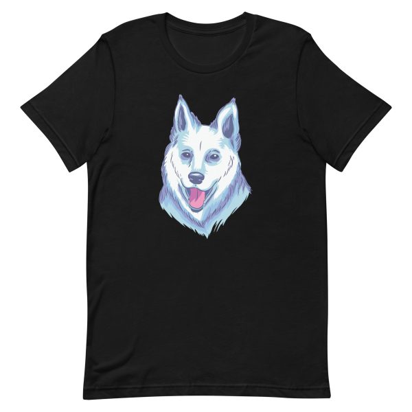 unisex-staple-t-shirt-black-front-6a6bb827d7992.jpg White Shepherd T-Shirt