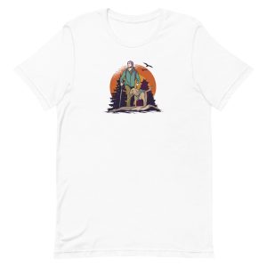 unisex-staple-t-shirt-white-front-6a659cb99e1a5.jpg Hiking Forest T-Shirt