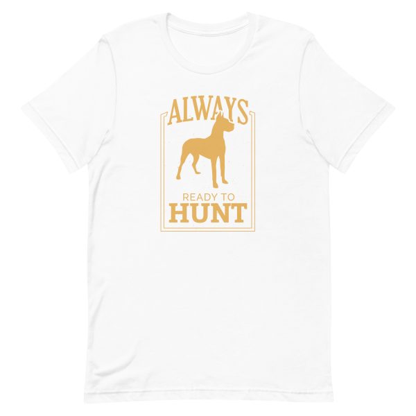 unisex-staple-t-shirt-white-front-6a65a0ce4212f.jpg Hunt Quote T-Shirt