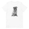 Pug Black and White T-Shirt