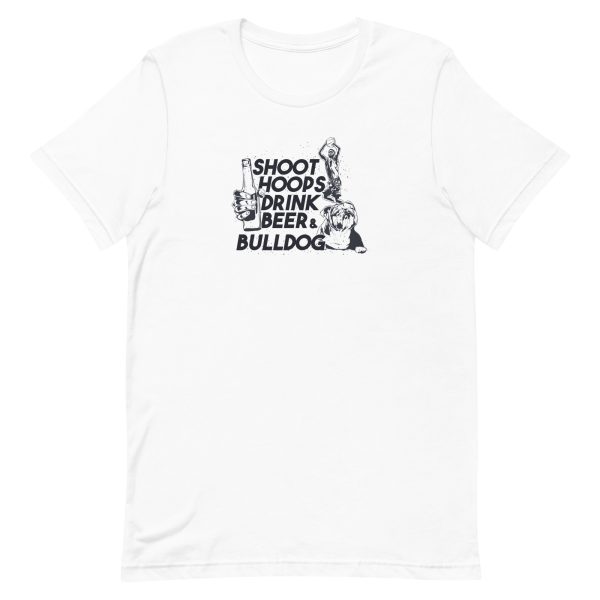 unisex-staple-t-shirt-white-front-6a65a45d2580a.jpg Drink Beer Quote T-Shirt