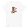 unisex-staple-t-shirt-white-front-6a65a4bd7c677.jpg Nurse Pug T-Shirt