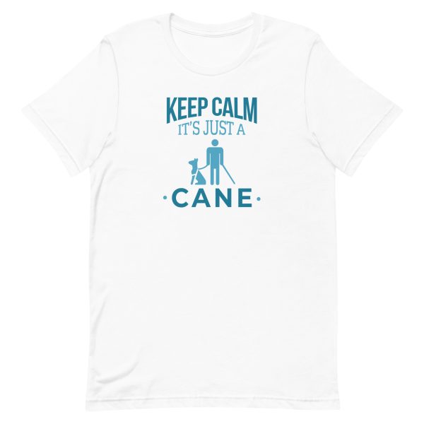 unisex-staple-t-shirt-white-front-6a65a7e71d8e7.jpg Just A Cane T-Shirt
