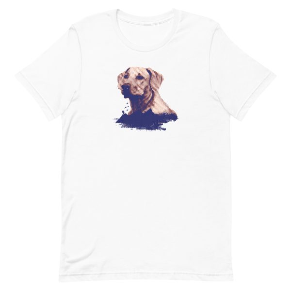 unisex-staple-t-shirt-white-front-6a65b0ae2d049.jpg Golden Retriever T-Shirt