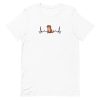 unisex-staple-t-shirt-white-front-6a65b2257a842.jpg Heartbeat Puppy T-Shirt