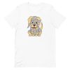 unisex-staple-t-shirt-white-front-6a662eab3b3c1.jpg Mummy Dog T-Shirt