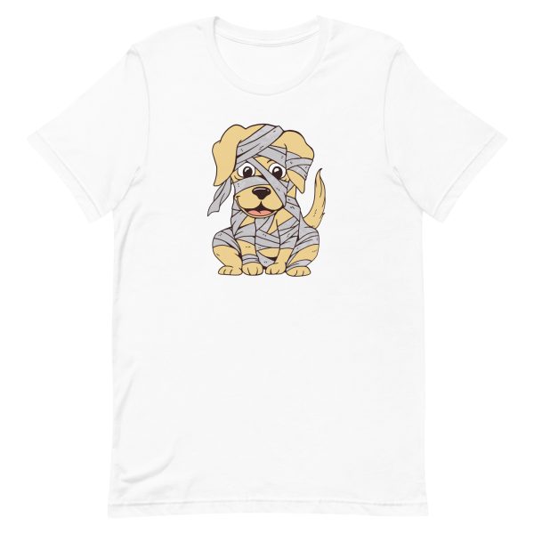 unisex-staple-t-shirt-white-front-6a662eab3b3c1.jpg Mummy Dog T-Shirt