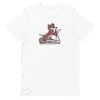 unisex-staple-t-shirt-white-front-6a6630c12559b.jpg Elliptical Dog T-Shirt