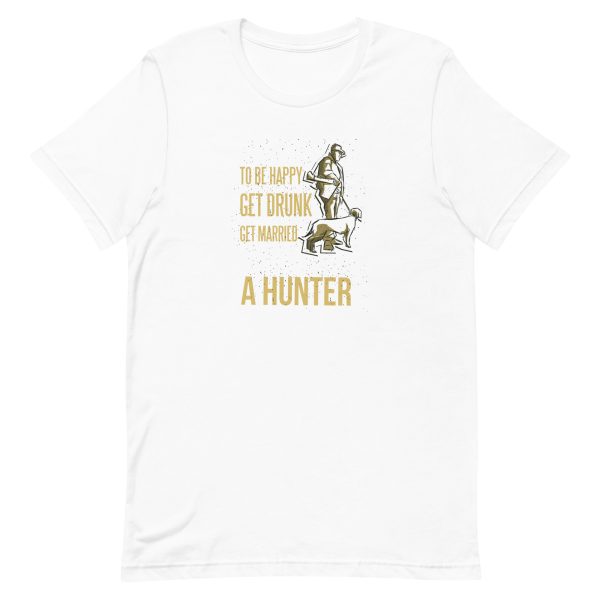 unisex-staple-t-shirt-white-front-6a66368f77123.jpg Hunter Quote T-Shirt