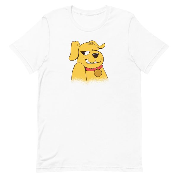 unisex-staple-t-shirt-white-front-6a6ba24495cb6.jpg Yellow Dog T-Shirt