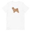 unisex-staple-t-shirt-white-front-6a6ba37f9417c.jpg Terrier Dog Hand Drawn T-Shirt