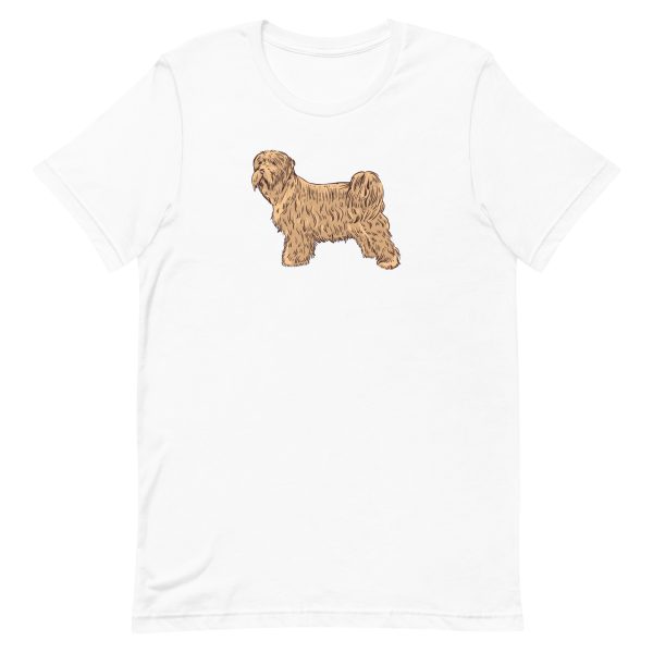 unisex-staple-t-shirt-white-front-6a6ba37f9417c.jpg Terrier Dog Hand Drawn T-Shirt
