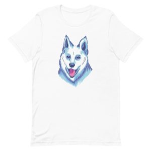 unisex-staple-t-shirt-white-front-6a6bb827d587b.jpg White Shepherd T-Shirt